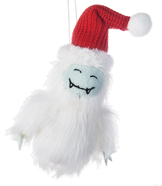 Fuzzy Yeti Ornament