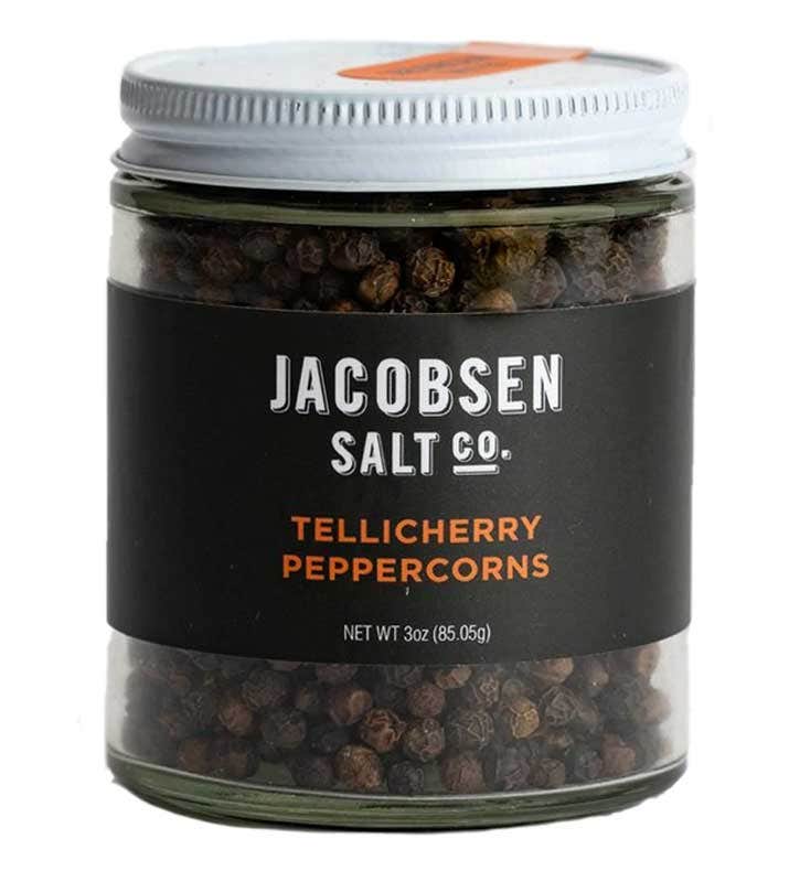 Jacobsen Salt Co. Tellicherry Peppercorns Grinder