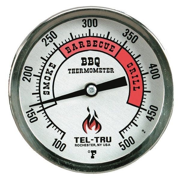 Yoder Smokers Tel-Tru Pellet Grill Door Thermometer Kit