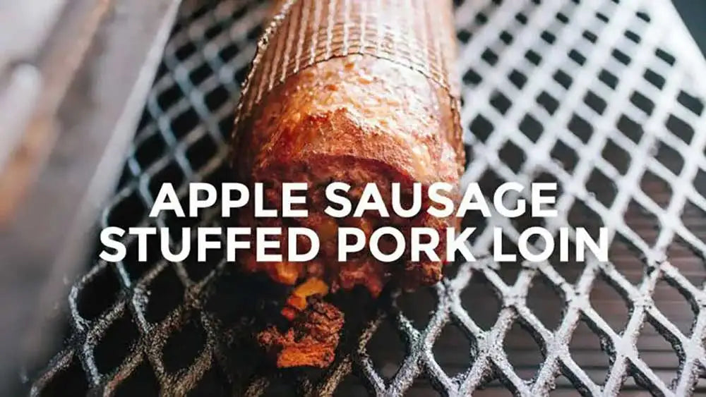 Apple Sausage Stuffed Pork Loin