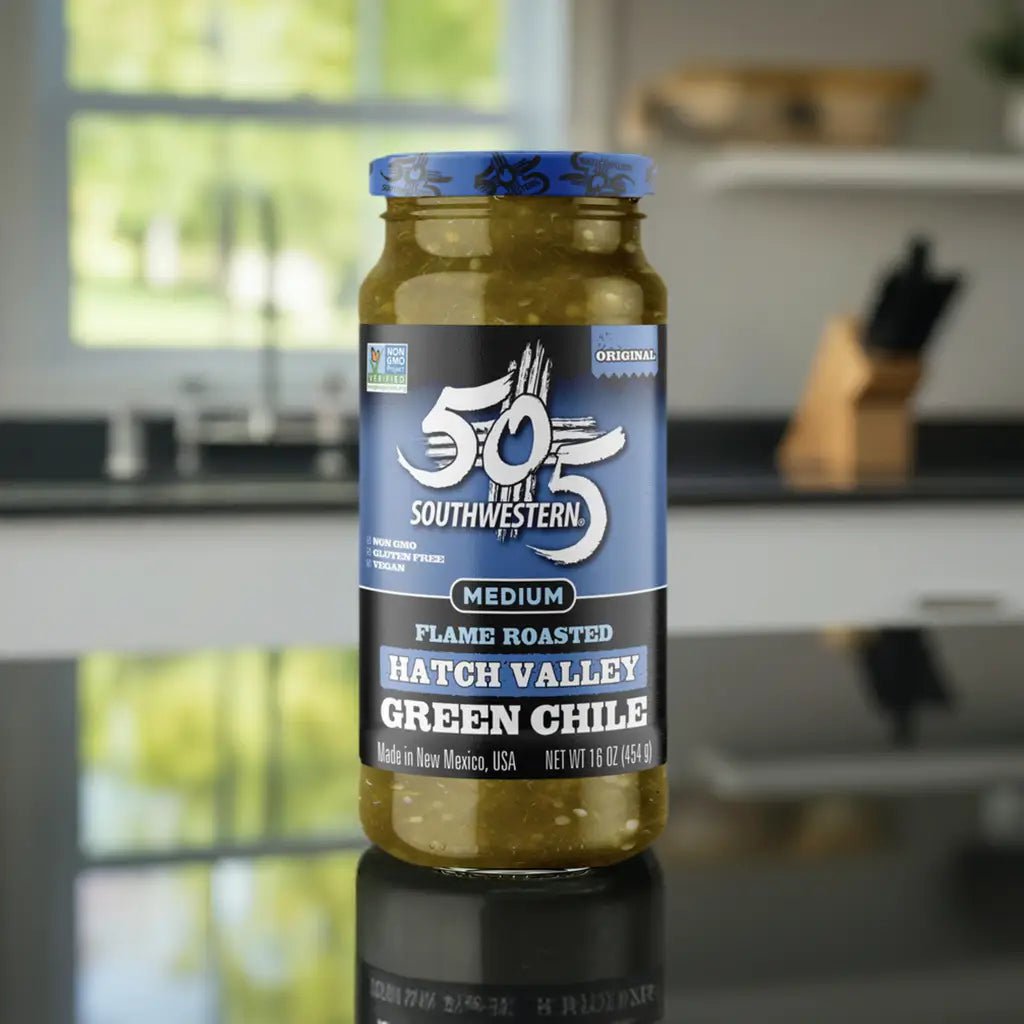 505 Hatch Valley Flame Roasted Green Chile Medium Condiments & Sauces 12011412