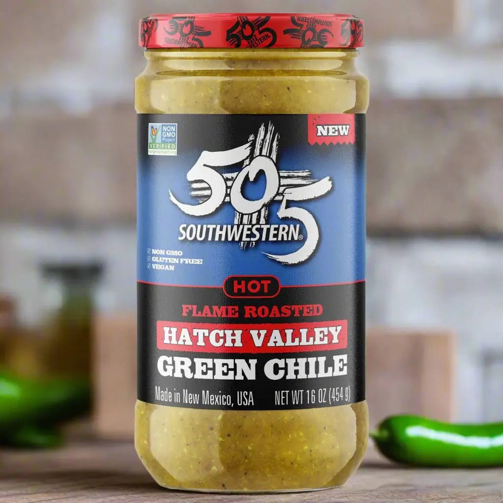 505 Hot Flame Roasted Hatch Valley Green Chile Condiments & Sauces 12043421