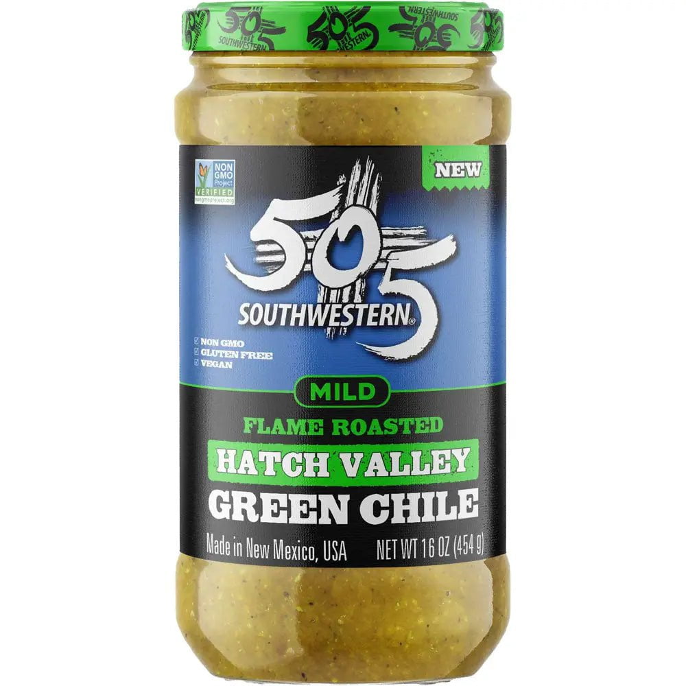 505 Mild Flame Roasted Hatch Valley Green Chile Condiments & Sauces 12043423