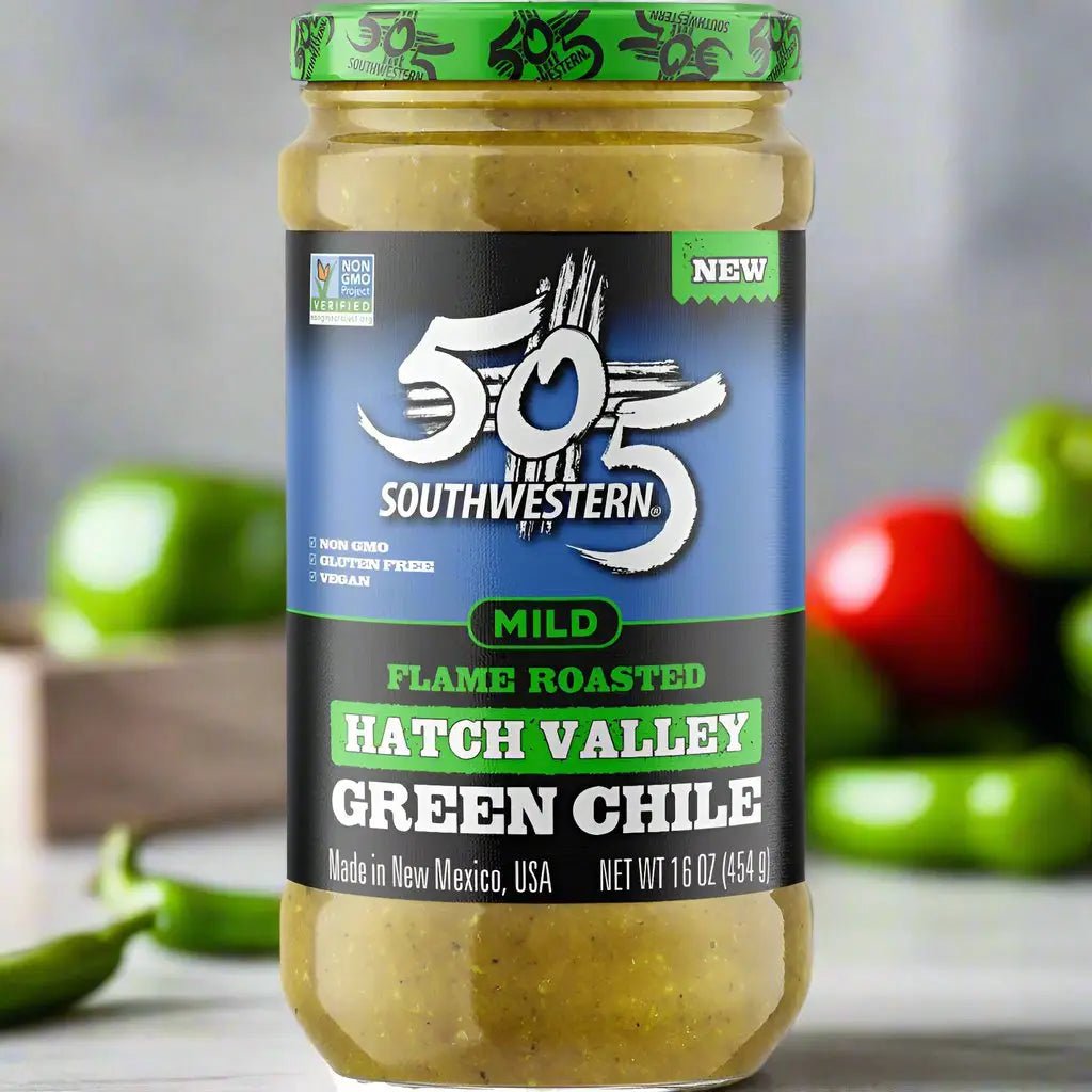 505 Mild Flame Roasted Hatch Valley Green Chile Condiments & Sauces 12043423