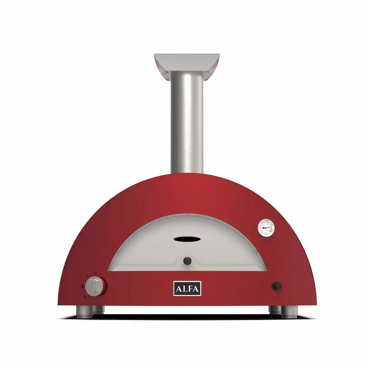 Alfa Moderno 2 Pizze Pizza Oven Gas / Antique Red 12044549