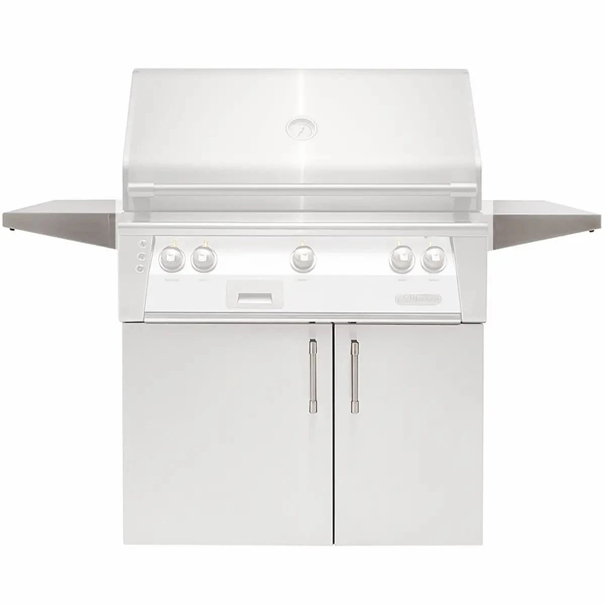 Alfresco Grills Standard Stainless Steel Gas Grill Carts Outdoor Grill Carts 30" / Signal White Gloss 12046489