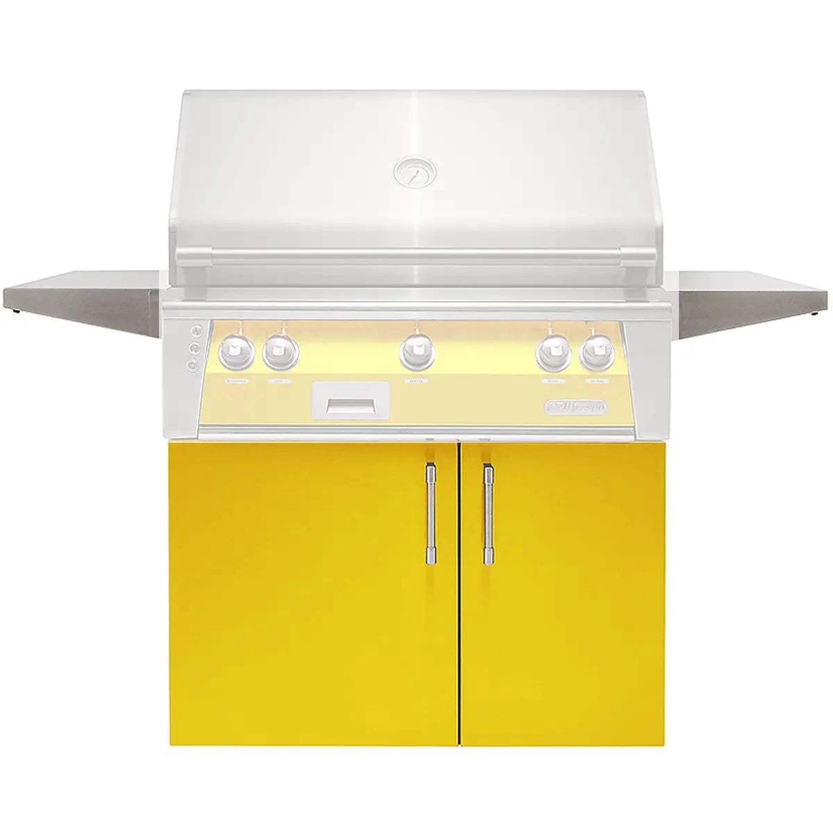 Alfresco Grills Standard Stainless Steel Gas Grill Carts Outdoor Grill Carts 30" / Traffic Yellow 12046493