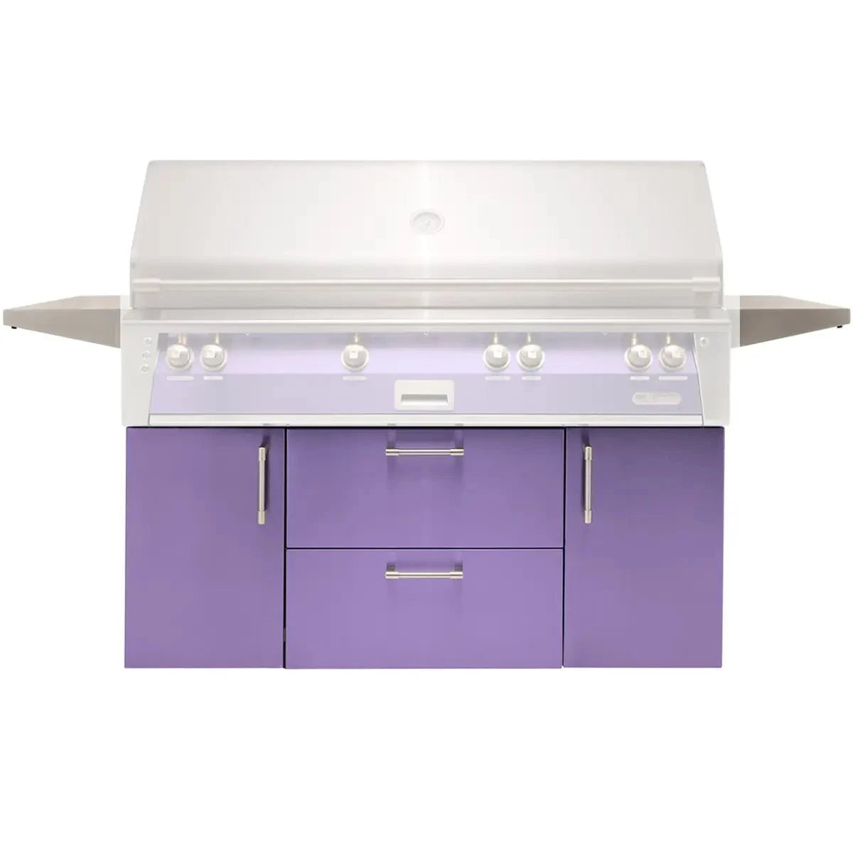 Alfresco Grills Standard Stainless Steel Gas Grill Carts Outdoor Grill Carts 56" / Blue Lilac 12046464