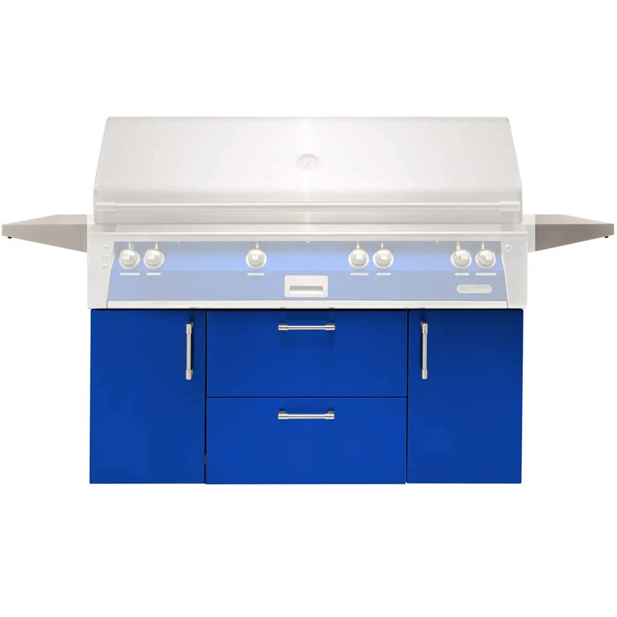 Alfresco Grills Standard Stainless Steel Gas Grill Carts Outdoor Grill Carts 56" / Ultramarine Blue 12046500