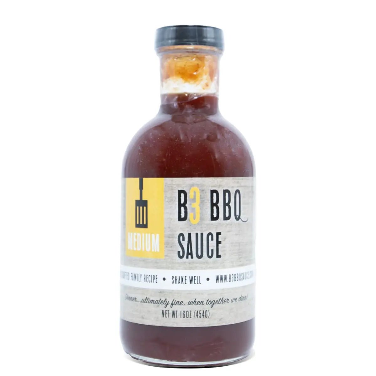 B3 BBQ Sauce - Medium 16oz Condiments & Sauces 12038246