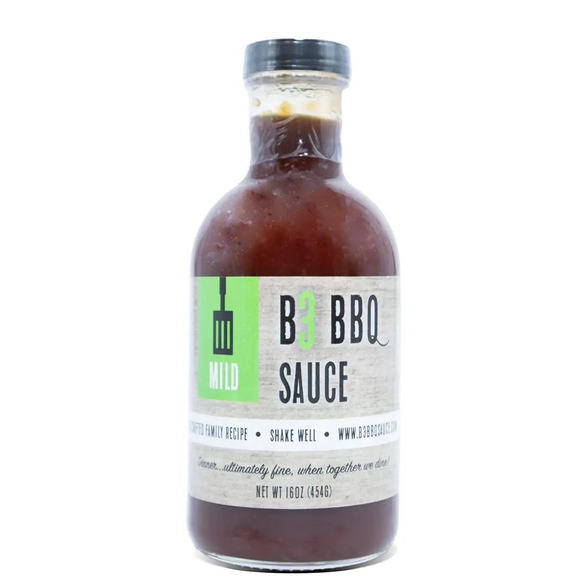 B3 BBQ Sauce - Mild 16oz Condiments & Sauces 12038245