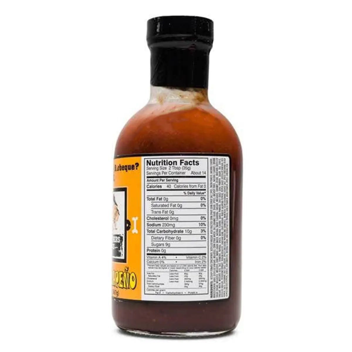 Bash Brothers Honey Jalapeno BBQ Sauce Condiments & Sauces 12021906