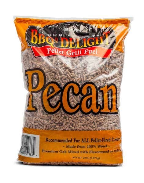 BBQr's Delight Wood Pellets, 20lb Bag Firewood & Fuel Pecan 12021787