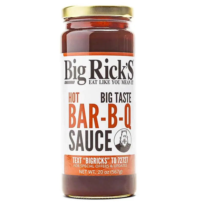 Big Rick's Hot Bar-B-Q Sauce Condiments & Sauces 20 oz. 12011604