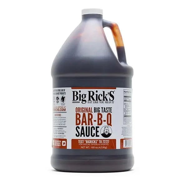 Big Rick's Original Bar-B-Q Sauce Condiments & Sauces One Gallon 12024961