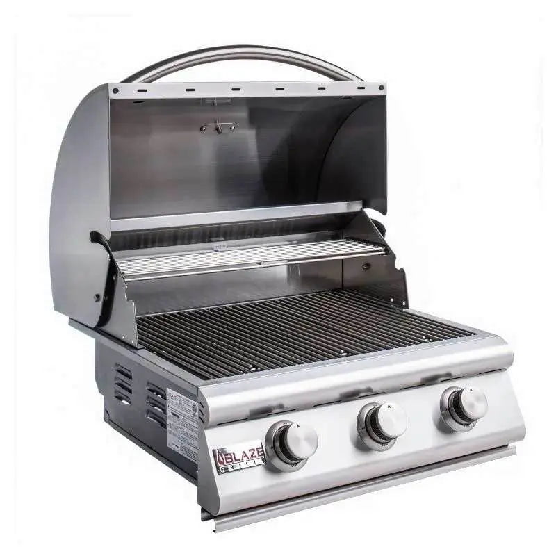 Blaze Grills Prelude LBM 25” 3-Burner Gas BBQ Grill Outdoor Grills