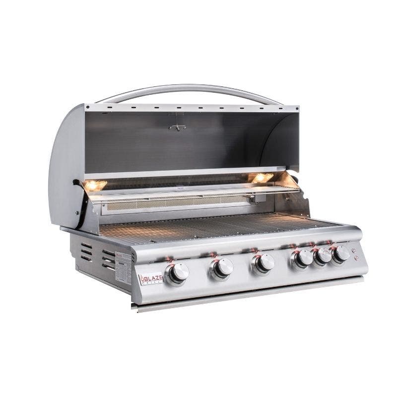 Blaze Grills Premium 40 5 Burner Gas BBQ Grill Rear Burner