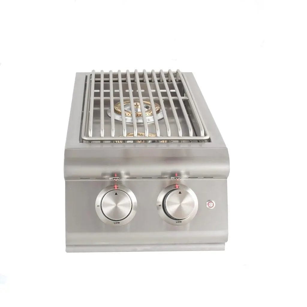 Blaze Premium LTE Double Side Burner with Lights Outdoor Grills Liquid Propane 12038133