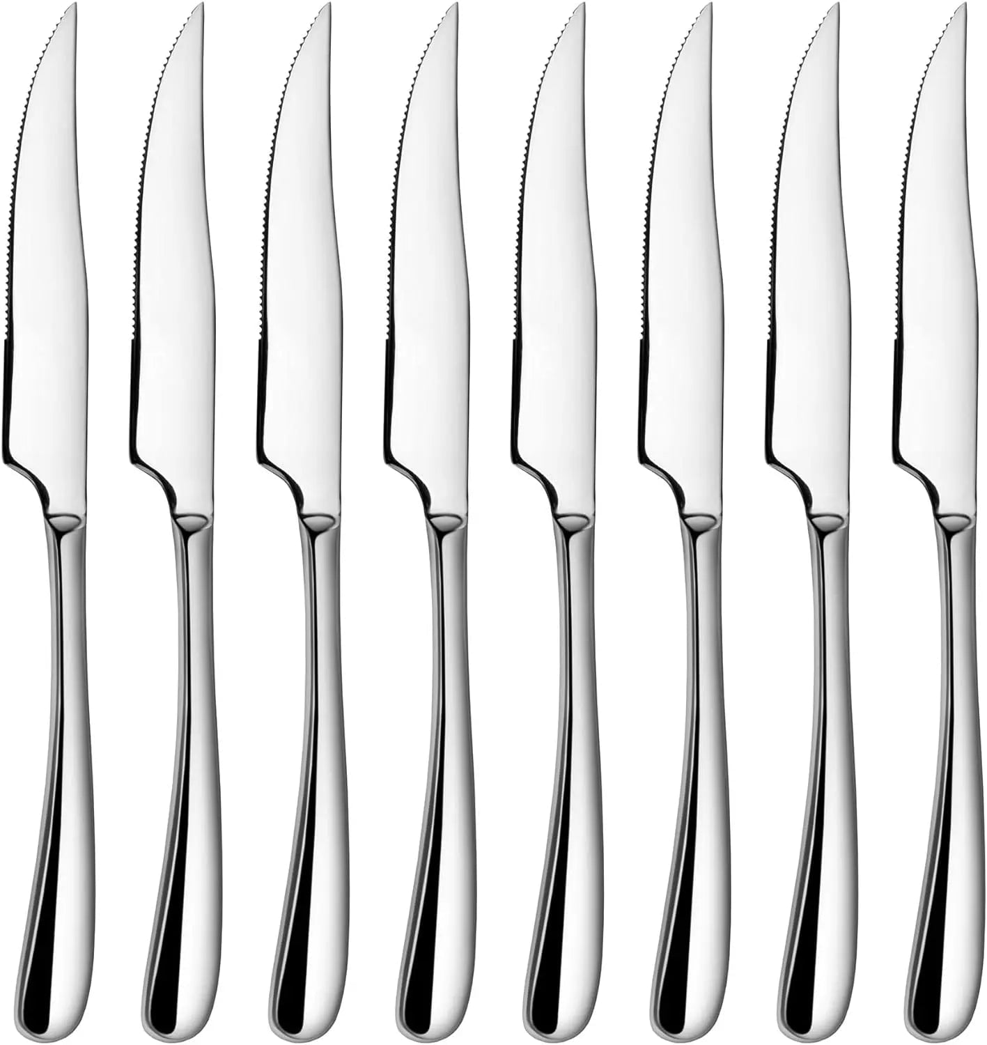 Cangshan 8pc Rain II Stainless Steel Steak Knife Set in Bamboo Chest Kitchen Knives 12041529