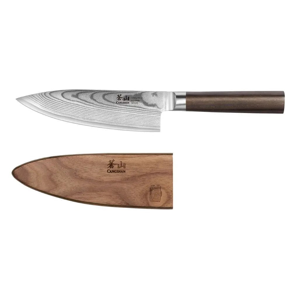 Cangshan Haku 6in Chef Knife with Sheath Kitchen Knives 12041518