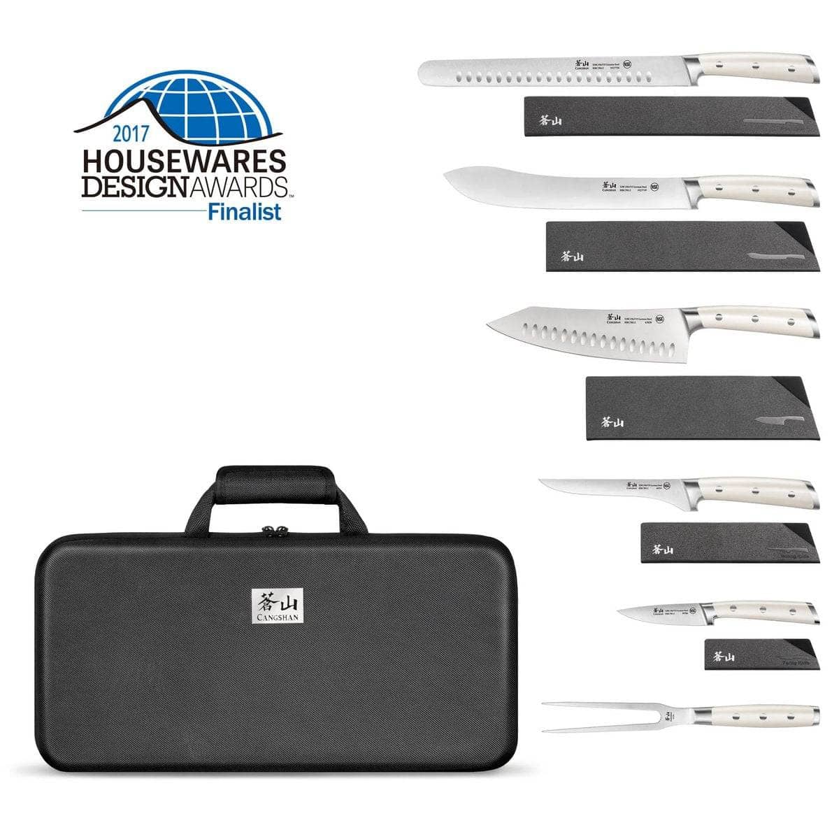 Cangshan S1 Series White 7-piece BBQ Knife Set Kitchen Knives 12046375