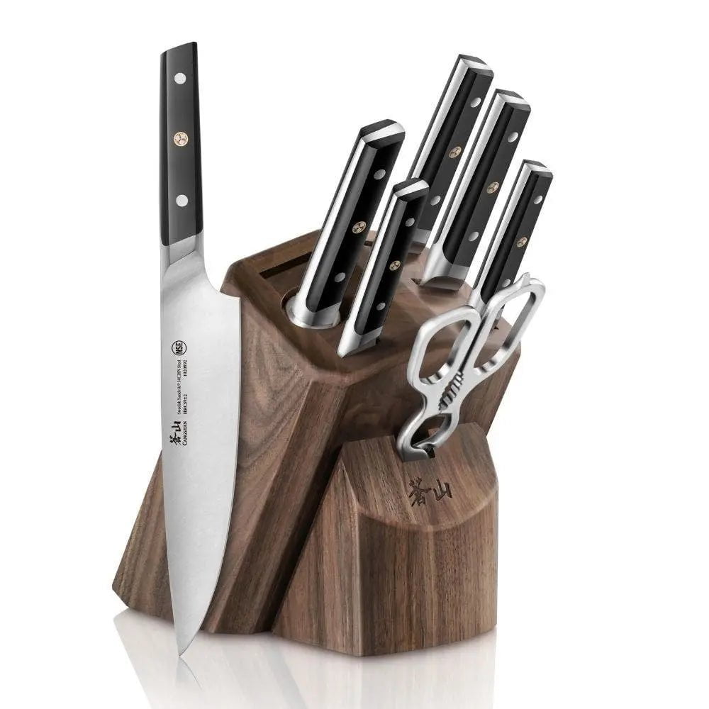 Cangshan TC Series 8 Piece Block Set Kitchen Knives 12041521