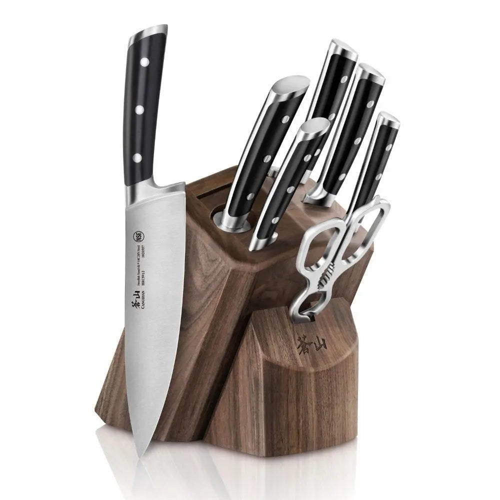 Cangshan TS Series 8 Piece Knife Block Set Kitchen Knives 12041524