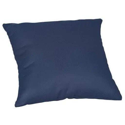 Casual Cushion 20" Throw Pillow Canvas Navy Throw Pillows 12040882