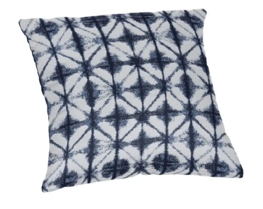 Casual Cushion 22" Throw Pillow in Midori Indigo Throw Pillows 12040883