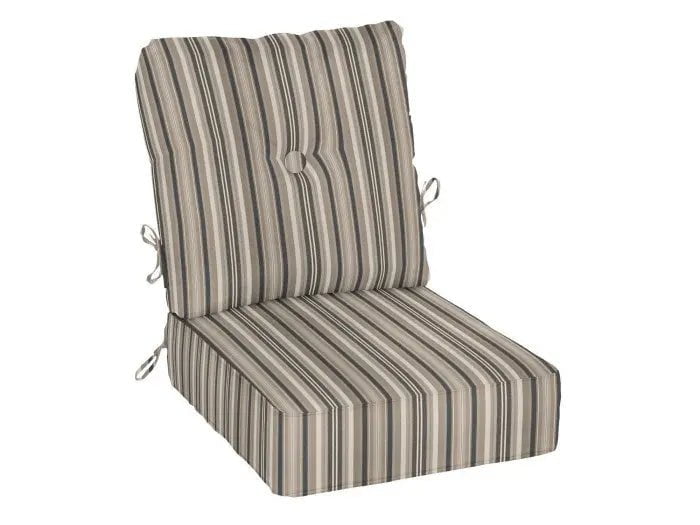 Casual Cushion Estate Series Deep Seating Club Cushion in Rayur Gris Chair & Sofa Cushions 12028815