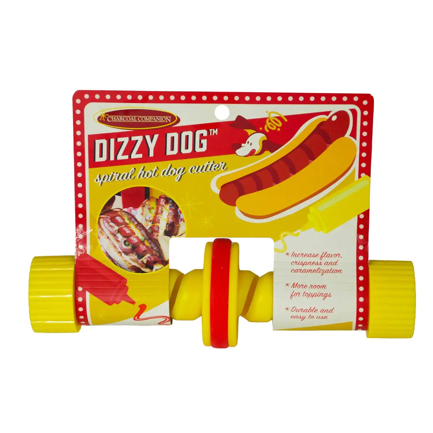 Charcoal Companion Dizzy Dog Spiral Hot Dog Cutter Kitchen Tools & Utensils 12042975