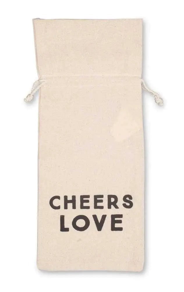 "Cheers Love" Cotton Wine Bag Wine Carrier Bags 12028914