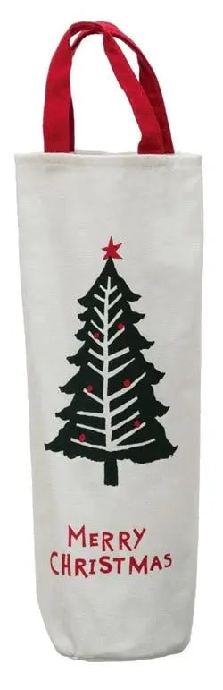 Christmas Tree Fabric Wine Bag Wine Carrier Bags Merry Christmas 12039940