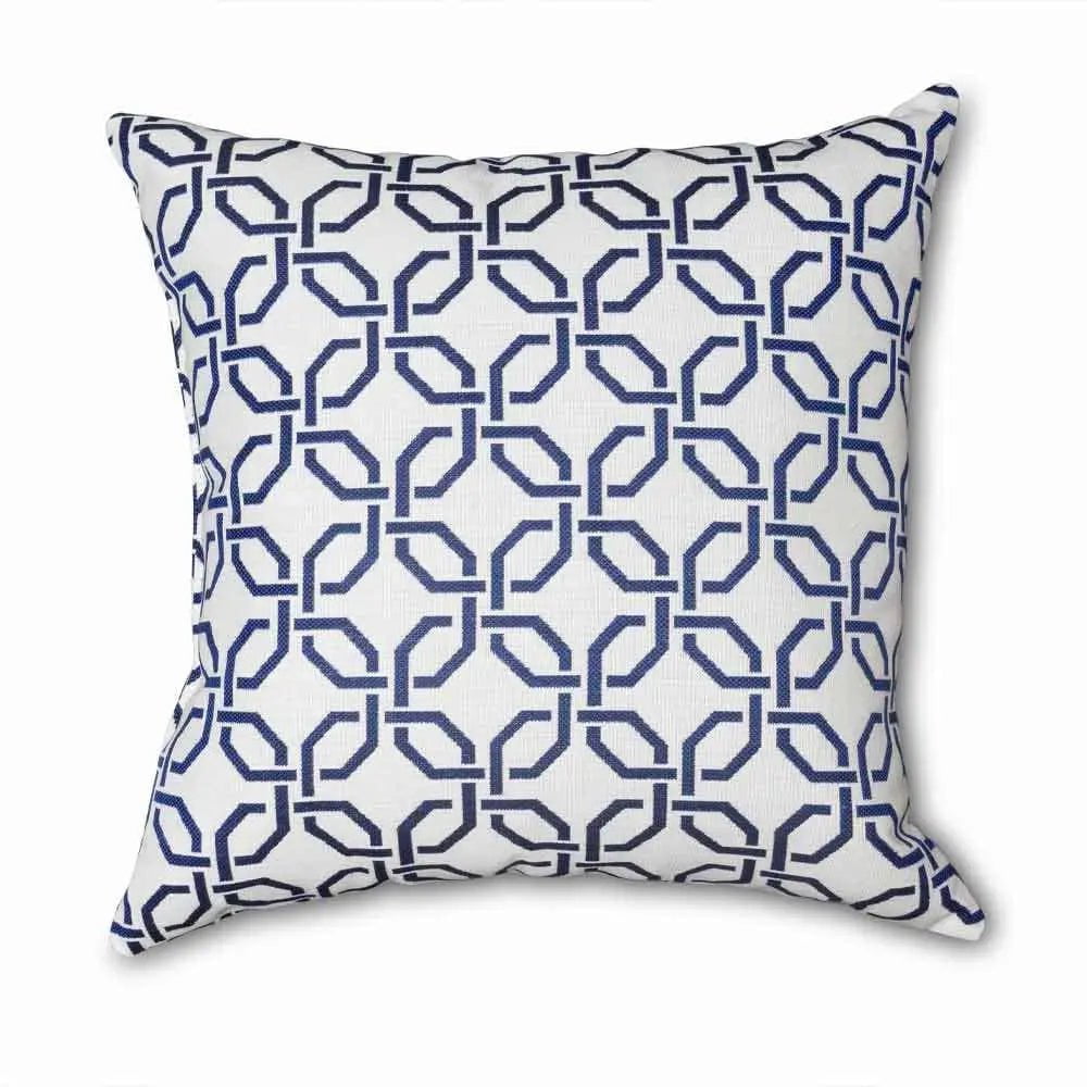 Colored Geometric Throw Pillows Throw Pillows Neo Cobalt 15in 12029593