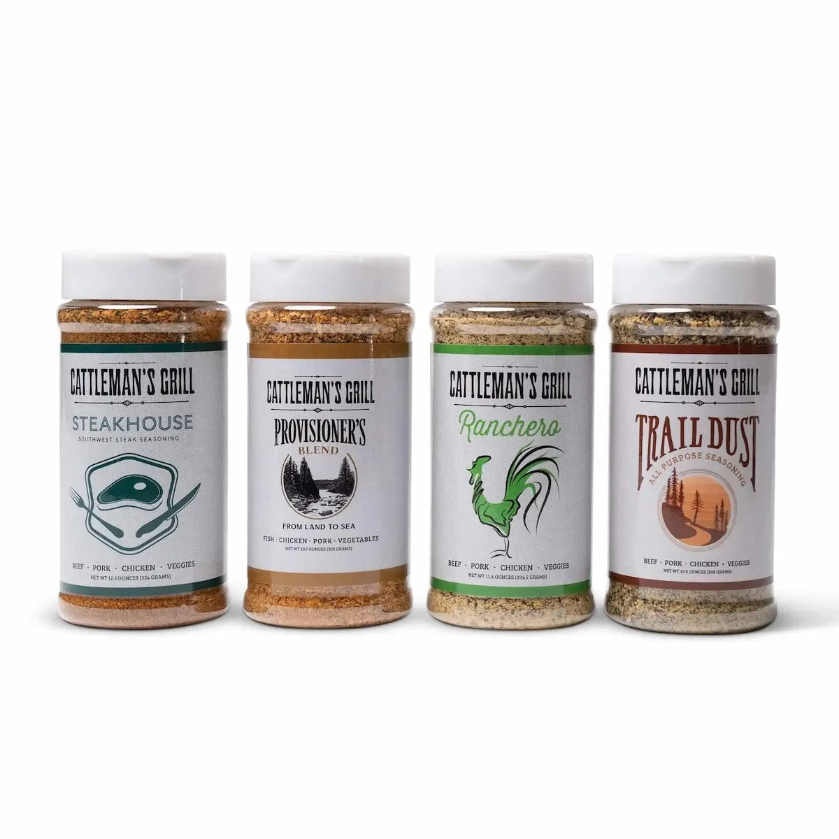 Cornerstone 4 Pack BBQ Rub Set Food Gift Baskets 12041389