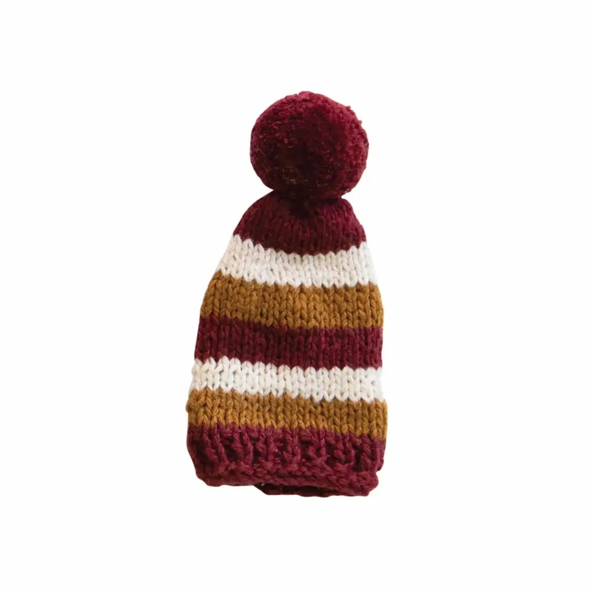 Cotton Knit Hat Bottle Toppers with Pom Pom Seasonal & Holiday Decorations Style 4 12044748