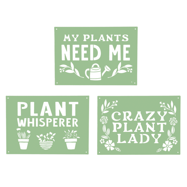 Crazy for Plants Wall Decor