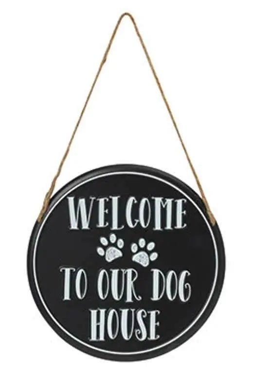 Dog Lover Hanging Wall Signs Decor Welcome To Our Dog House 12038667