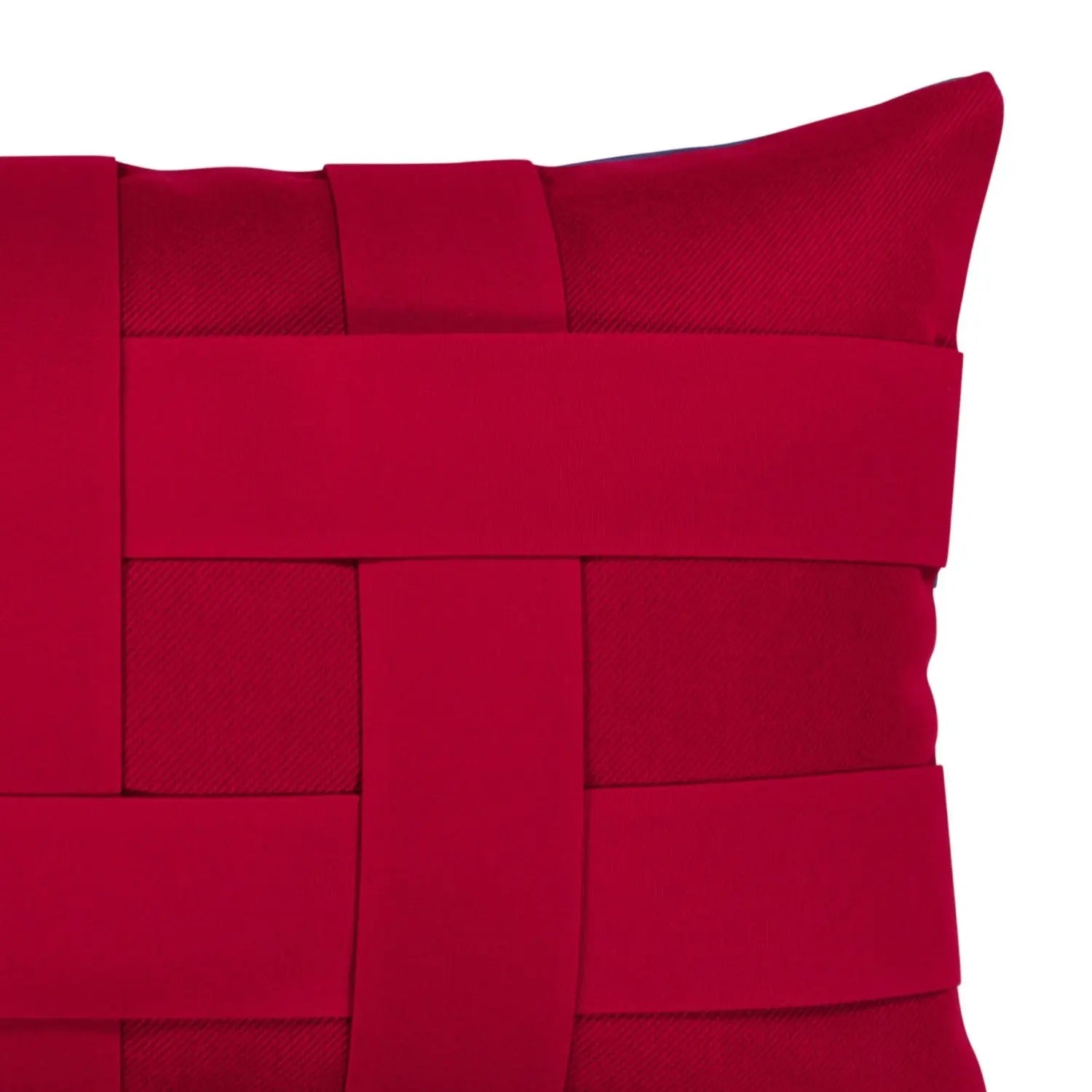 Elaine Smith Basketweave Rouge Lumbar Pillow Throw Pillows 12031013