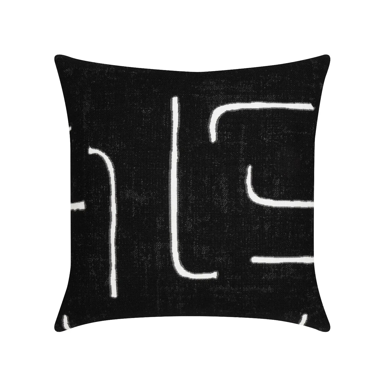 Elaine Smith Instinct Ebony 20" Square Pillow Throw Pillows 12041449