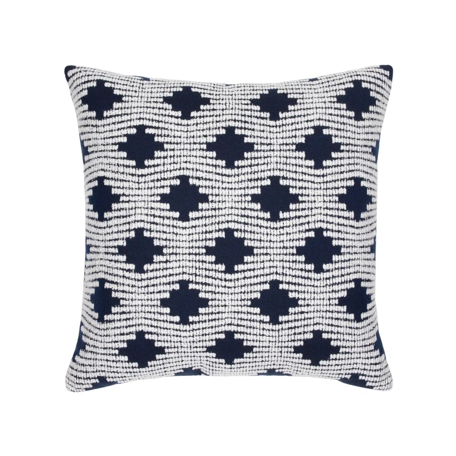 Elaine Smith Pizzazz Indigo 20" Square Pillow Throw Pillows 12041461