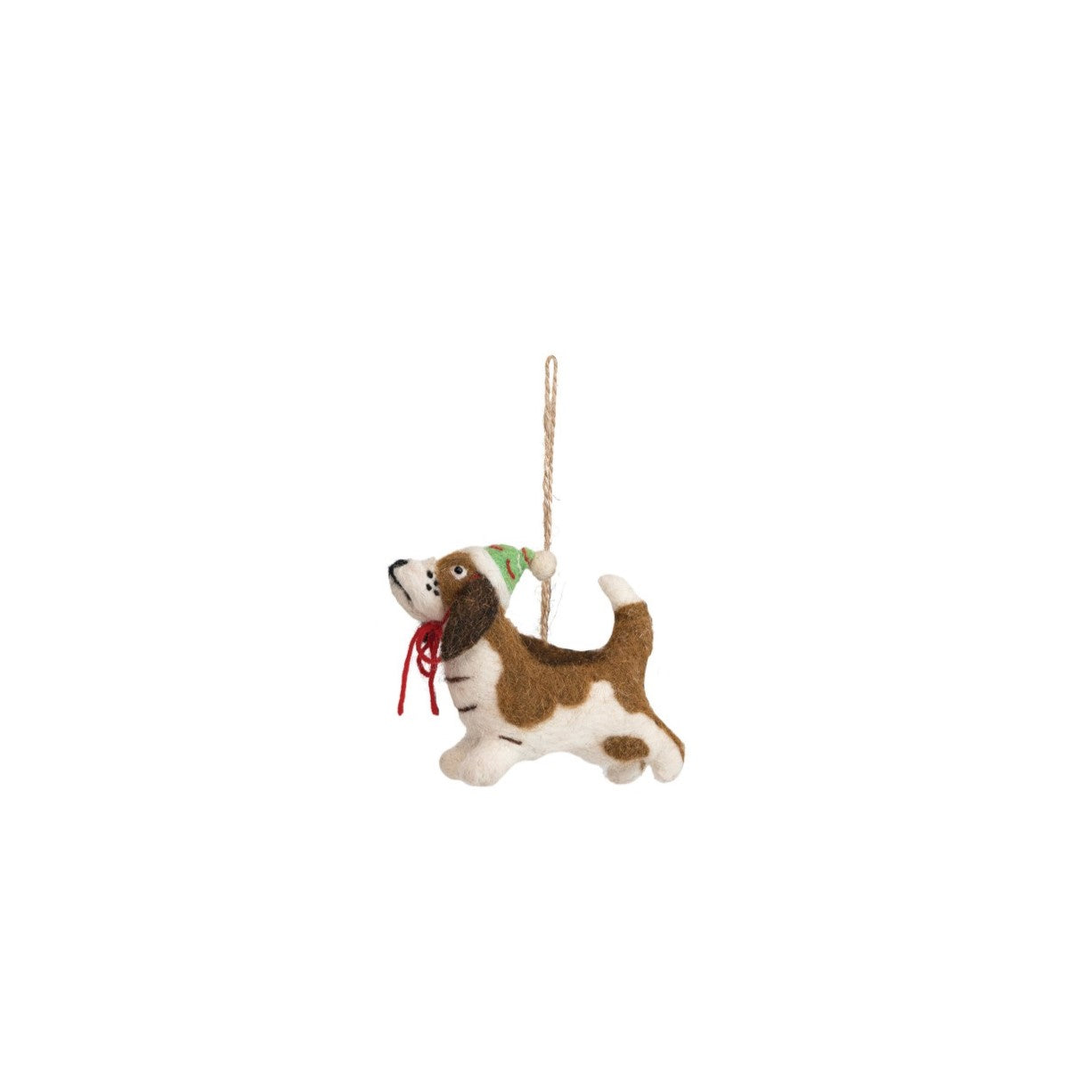 Embroidered Wool Felt Dog Ornaments Style 2 12044765-Style 2