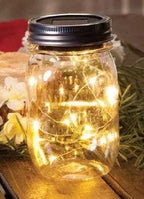 Everlasting Glow Solar LED Mason Jar Lid Light String Lighting 12039592