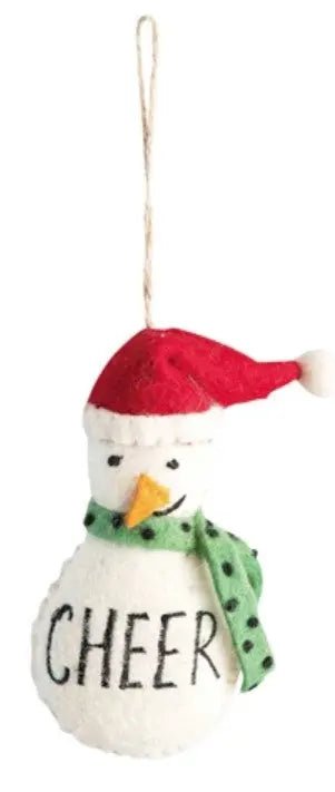 Felt Snowman Ornaments Holiday Ornaments Style 2 12039784