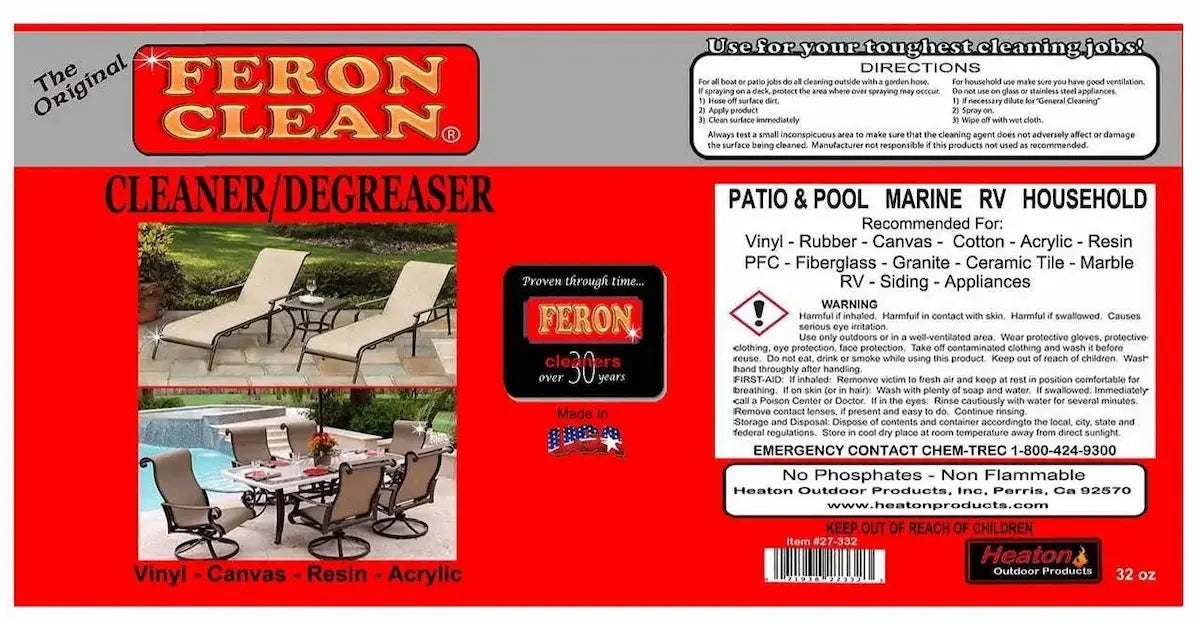 Feron Clean Heavy Duty Furniture Cleaner, 32oz