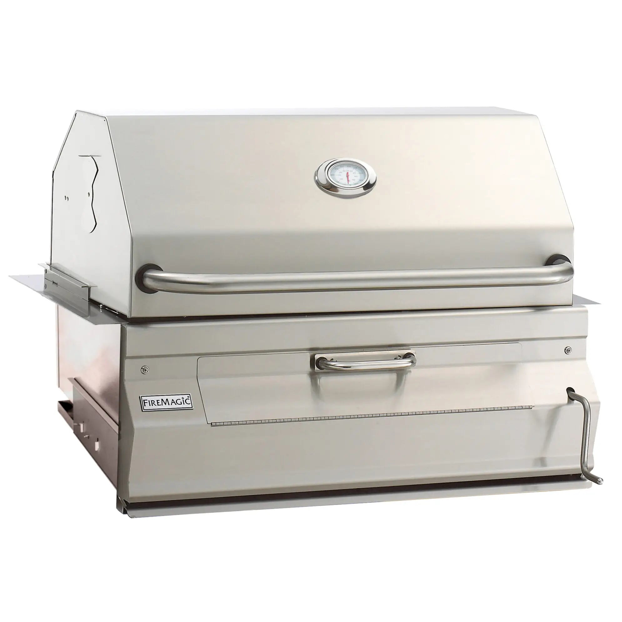 Fire Magic Built-In Stainless Steel 24" Charcoal BBQ Grill Outdoor Grills 12032952