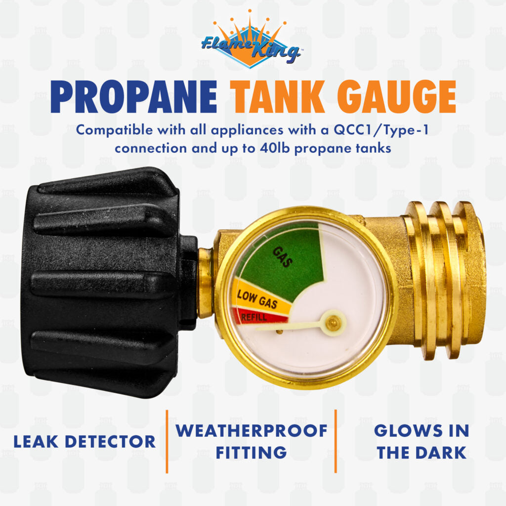 Propane Gas Level Indicator Gauge   Flame King Propane Gas Level Indicator Outdoor Grill Accessories 52380058452245 