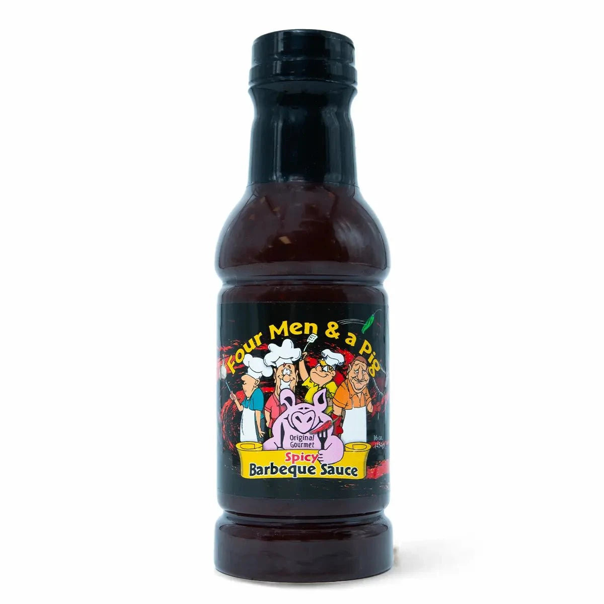 Four Men & a Pig Spicy Barbecue Sauce Condiments & Sauces 12046847