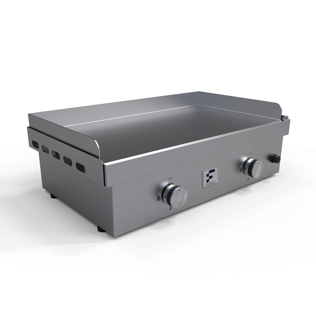 Fusion GFE75 2-Burner Stainless Steel Teppanyaki Griddle Outdoor Grlls 12045583