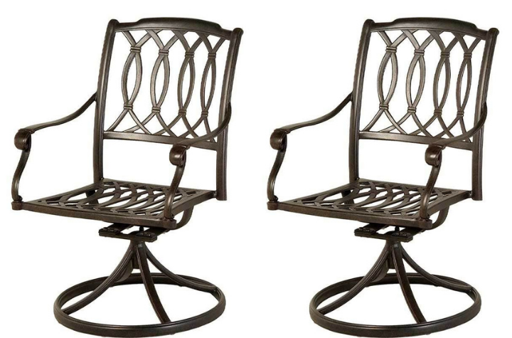 Hanamint Mayfair Dining Swivel Rocker - Set of 2 Outdoor Chairs